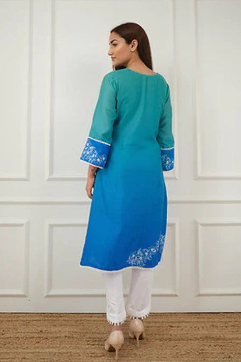 Feriha Two Tone Pakistani Set 1